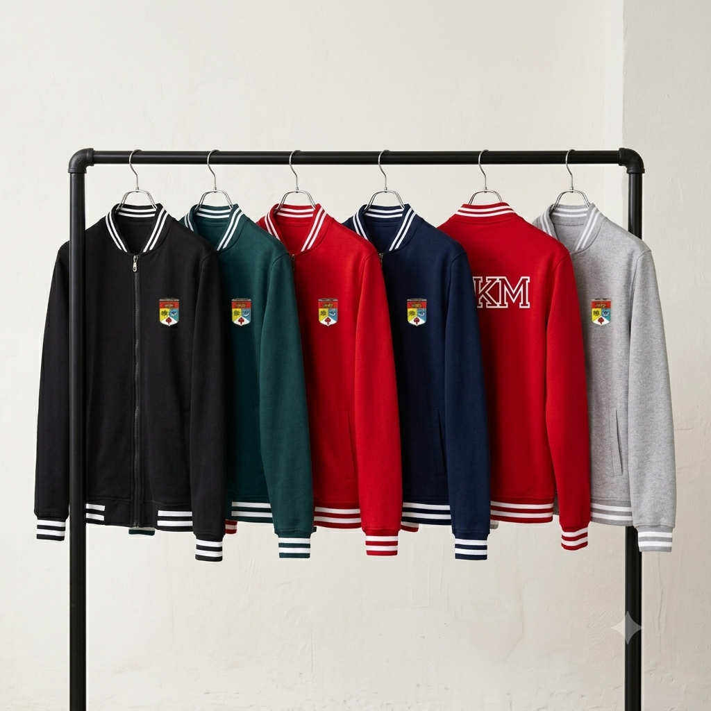 Full-Zip Varsity Jacket