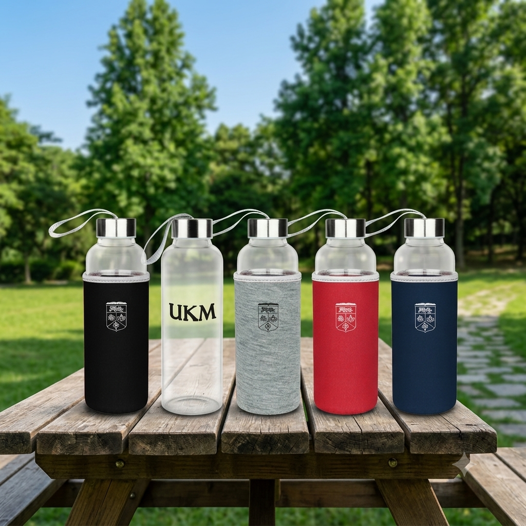 Glass Bottle w/ Neoprene Pouch