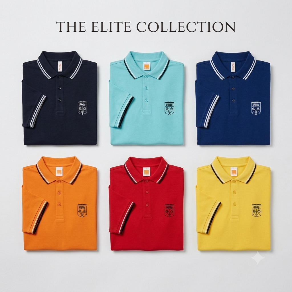 Honeycomb CVC Polo Shirt Tipped Collar and Cuff