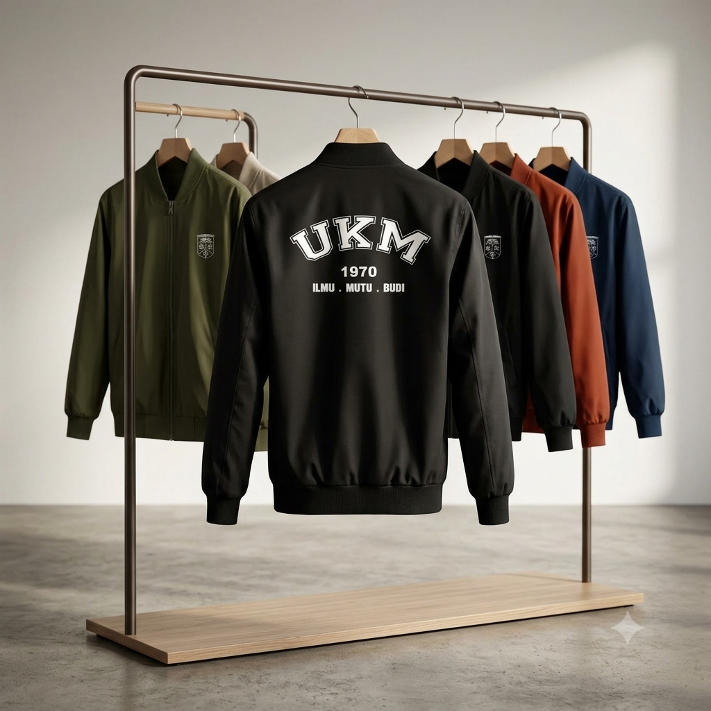 Full-Zip Bomber Jacket