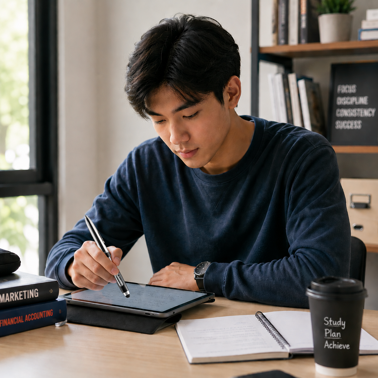 GENIUS - Stylus with LED Light Ball Pen