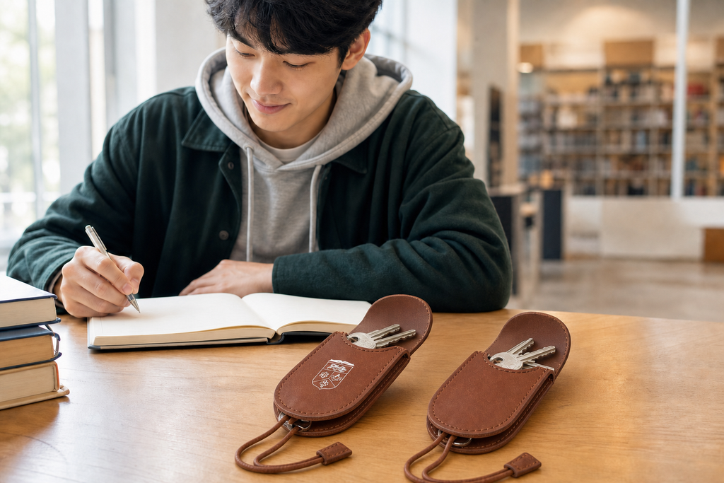 Premium Vegan Leather Key Holder