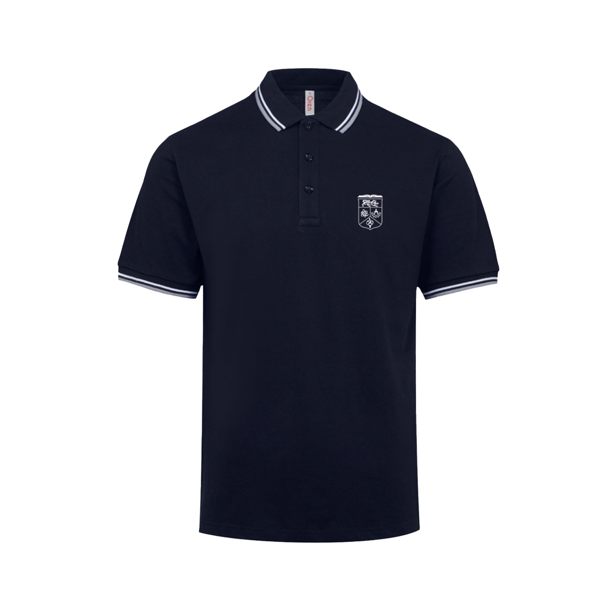 Honeycomb CVC Polo Shirt Tipped Collar and Cuff