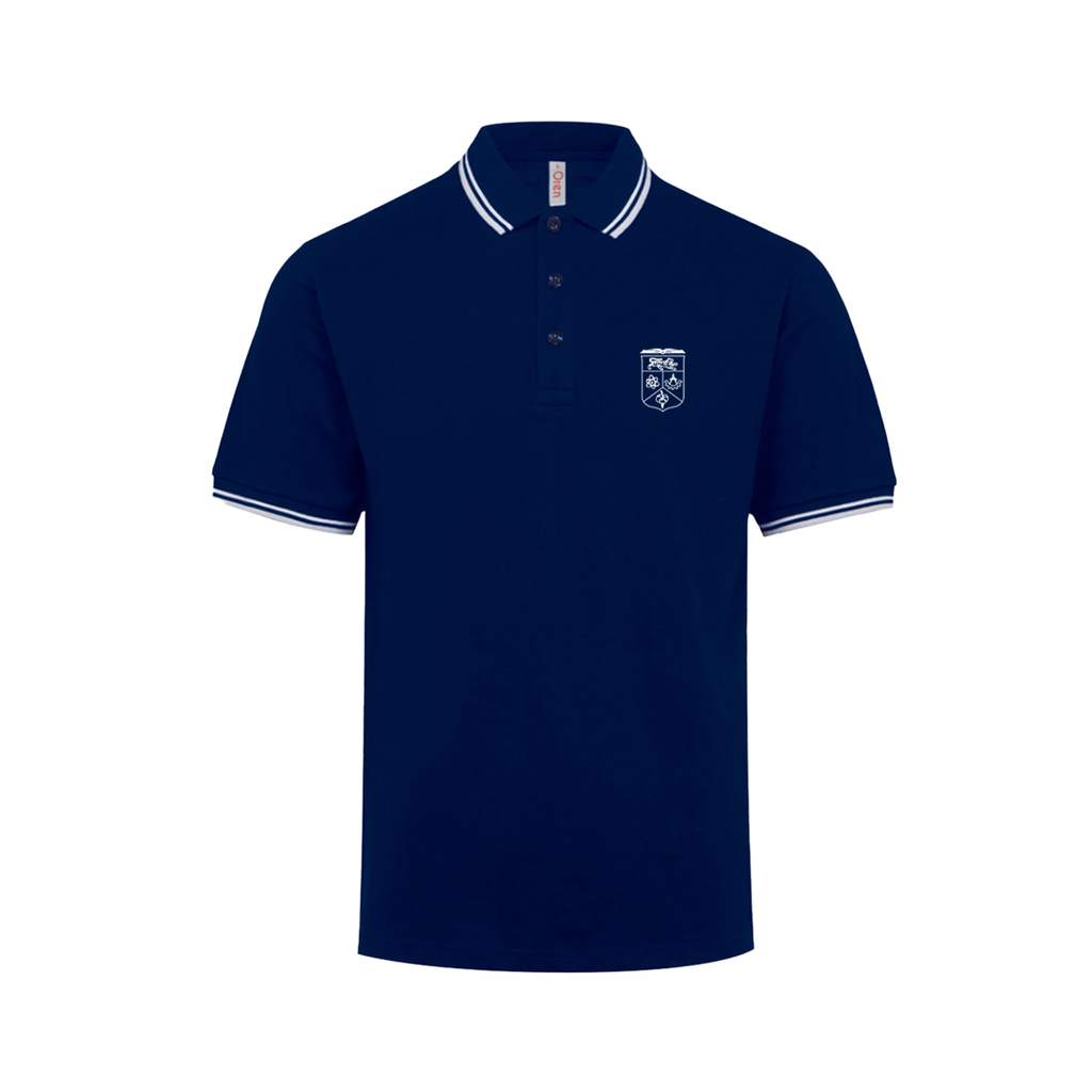 Honeycomb CVC Polo Shirt Tipped Collar and Cuff