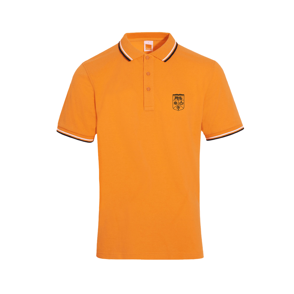 Honeycomb CVC Polo Shirt Tipped Collar and Cuff