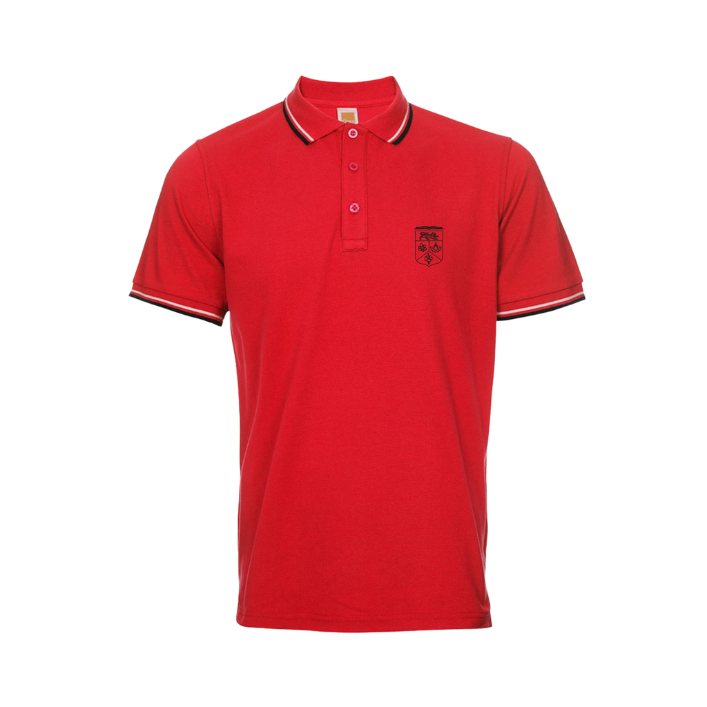 Honeycomb CVC Polo Shirt Tipped Collar and Cuff
