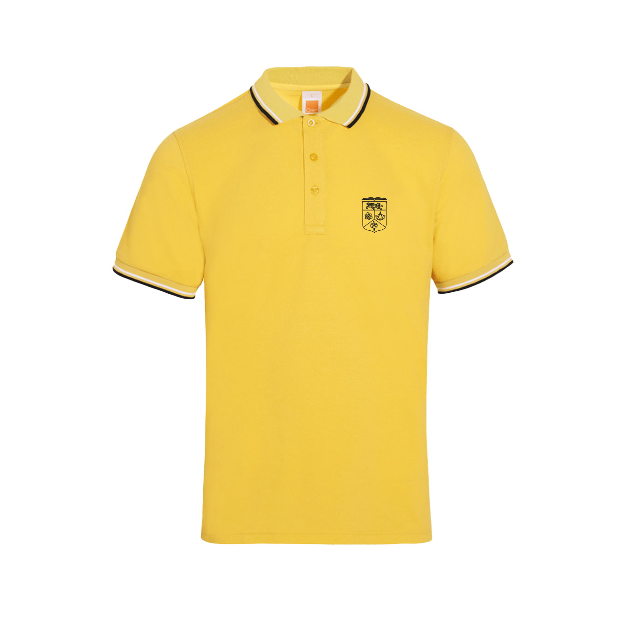 Honeycomb CVC Polo Shirt Tipped Collar and Cuff